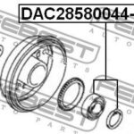 Подшипник ступичный задний ремкомплект 28X58X44 FEBEST