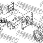 Ролик натяжной ремня кондиционера FEBEST