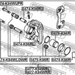 Поршень суппорта 0476-K96R FEBEST