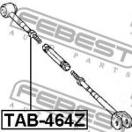 Сайлентблок задней поперечной левой тяги FEBEST