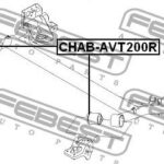 Сайлентблок CHAB-AVT200R FEBEST