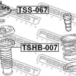 Опора переднего амортизатора FEBEST
