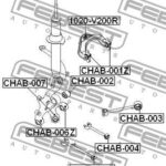 Сайлентблок задн цапфы CHEVROLET EPICA 04-10 CHAB-007 FEBEST