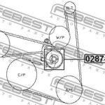 Ролик натяжной комплект FEBEST
