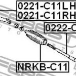 Пыльник рулевой рейки FEBEST
