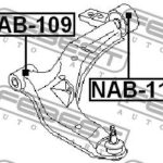 Сайлентблок рычага задний NISSAN PRIMERA P12 2001-2007 NAB-110 FEBEST