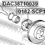 Подшипник ступицы передний TOYOTA YARIS P1 99-05 DAC38710039 FEBEST
