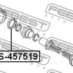 Подшипник приводного вала FORD FOCUS II, TRANSIT 94-14 AS-457519 FEBEST
