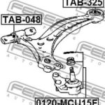 Сайлентблок задний переднего рычага FEBEST