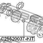 Подшипник ступицы DAC25520037-KIT FEBEST