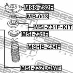 Пыльник переднего амортизатора FEBEST