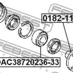 Подшипник ступицы DAC38720236-33 FEBEST