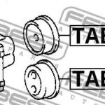 ПОДУШКА ЗАДНЕГО ДИФФЕРЕНЦИАЛА ВЕРХНЯЯ TOYOTA CHASER 92- FEBEST