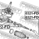 Тяга рулевая HONDA CIVIC FD 2006-2012 0322-FD FEBEST