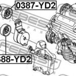 Ролик натяжной 0387-YD2 FEBEST