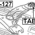 Сайлентблок рычага задний CHERY TIGGO T11 06-13, LIFAN X60 11-, TOYOTA RAV4 II TAB-126 FEBEST