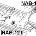 Сайлентблок передний переднего рычага FEBEST