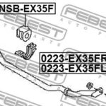 Тяга стабилизатора передняя левая FEBEST