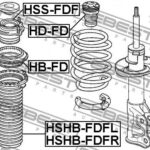 Пыльник амортизатора передний HONDA CIVIC FD 2006-2012 HSHB-FDFR FEBEST