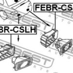 Рамка противотуманной задней фары FEBR-CSLH FEBEST