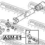 Крестовина карданного вала MITSUBISHI L300 U0/P0# 1986.11-2008.10 ASM-81 FEBEST