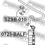Втулка переднего стабилизатора D24 FEBEST