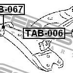 Сайлентблок передний переднего рычага FEBEST