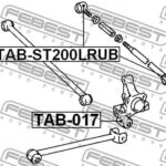 Сайлентблок задней поперечной тяги FEBEST