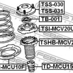 Пыльник амортизатора TSHB-MCV20F FEBEST