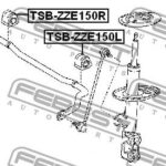 Втулка стабилизатора передн левая TOYOTA COROLLA E15 2006-2013 TSB-ZZE150L FEBEST