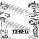 Пыльник амортизатора с отбойником универсальный D12 FEBEST