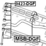 Тяга стабилизатора передняя FEBEST