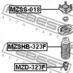 Пыльник переднего амортизатора FEBEST