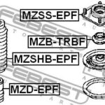 Пыльник амортизатора передний MAZDA TRIBUTE EP 2000- MZSHB-EPF FEBEST