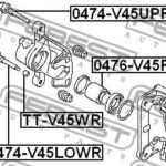 Втулка направляющая суппорта тормозного заднего FEBEST