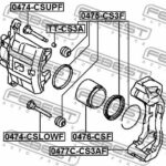 Втулка направляющая суппорта тормозного переднего FEBEST