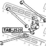 Сайлентблок задн цапфы TOYOTA CAMRY ACV3#/MCV3# 2001-2006 TAB-J520 FEBEST