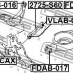 Сайлентблок задней тяги FEBEST