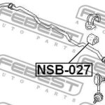 Втулка переднего стабилизатора D25 FEBEST