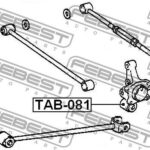 Сайлентблок задней цапфы FEBEST
