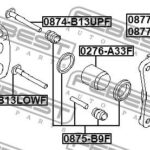 Скоба переднего левого тормозного суппорта FEBEST
