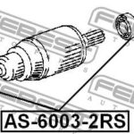 Подшипник шариковый (17x35x10) AS-6003-2RS FEBEST
