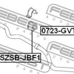 Втулка стабилизатора передняя SUZUKI GRAND VITARA/ESCUDO 2006-2014 SZSB-JBF1 FEBEST