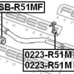 Втулка переднего стабилизатора D34 FEBEST