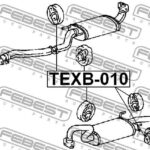Подушка крепления глушителя FEBEST