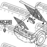 Отбойник капота NISSAN PRIMERA P10 1990-1996 ND-HD FEBEST