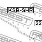 Втулка стабилизатора задняя KIA SPECTRA 2004-2009 (13мм) KSB-SHR FEBEST