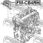 Опора двигателя FM-CB4RH FEBEST