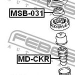 Отбойник заднего амортизатора FEBEST