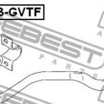 Втулка переднего стабилизатора D23 FEBEST